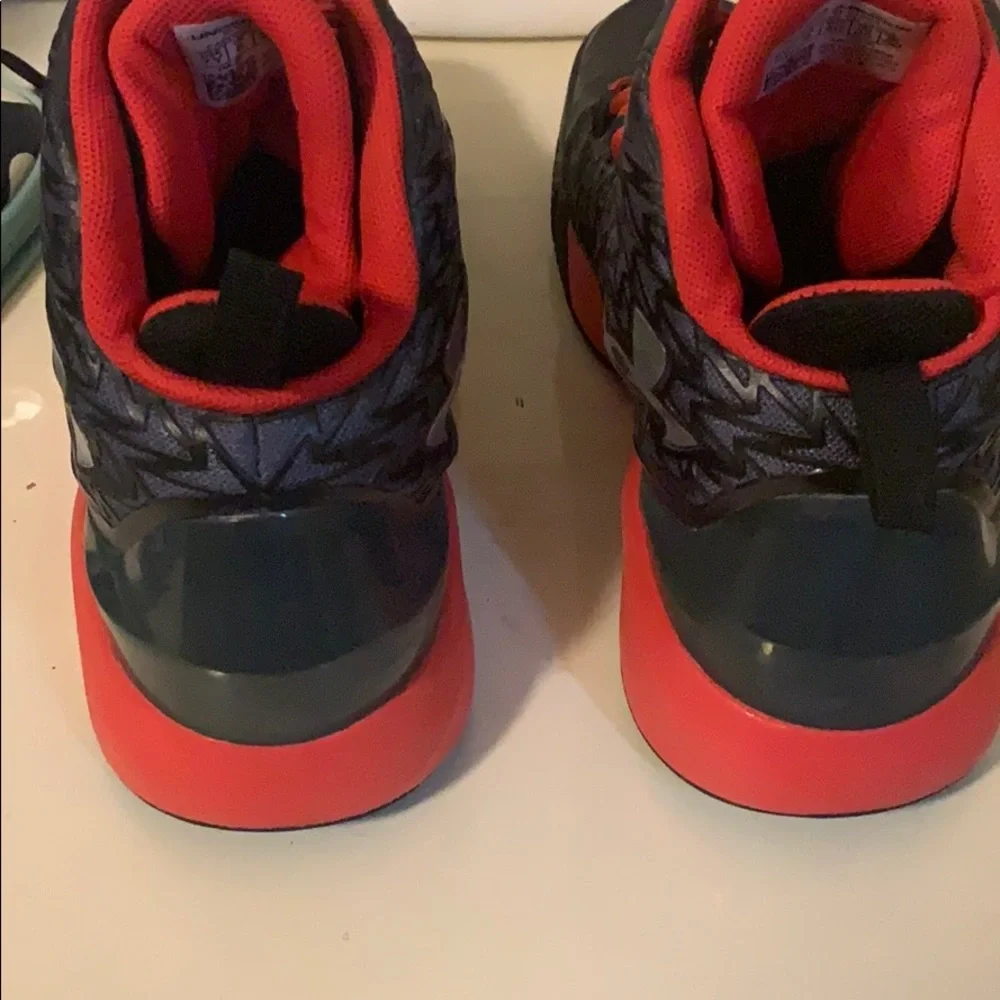 Under Armour red gray